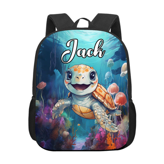 Backpack for kids Jelly Fish Sea Turtle Seahorse Octopus Clown Fish Pufferfish - Backpacks - BuyEcEc