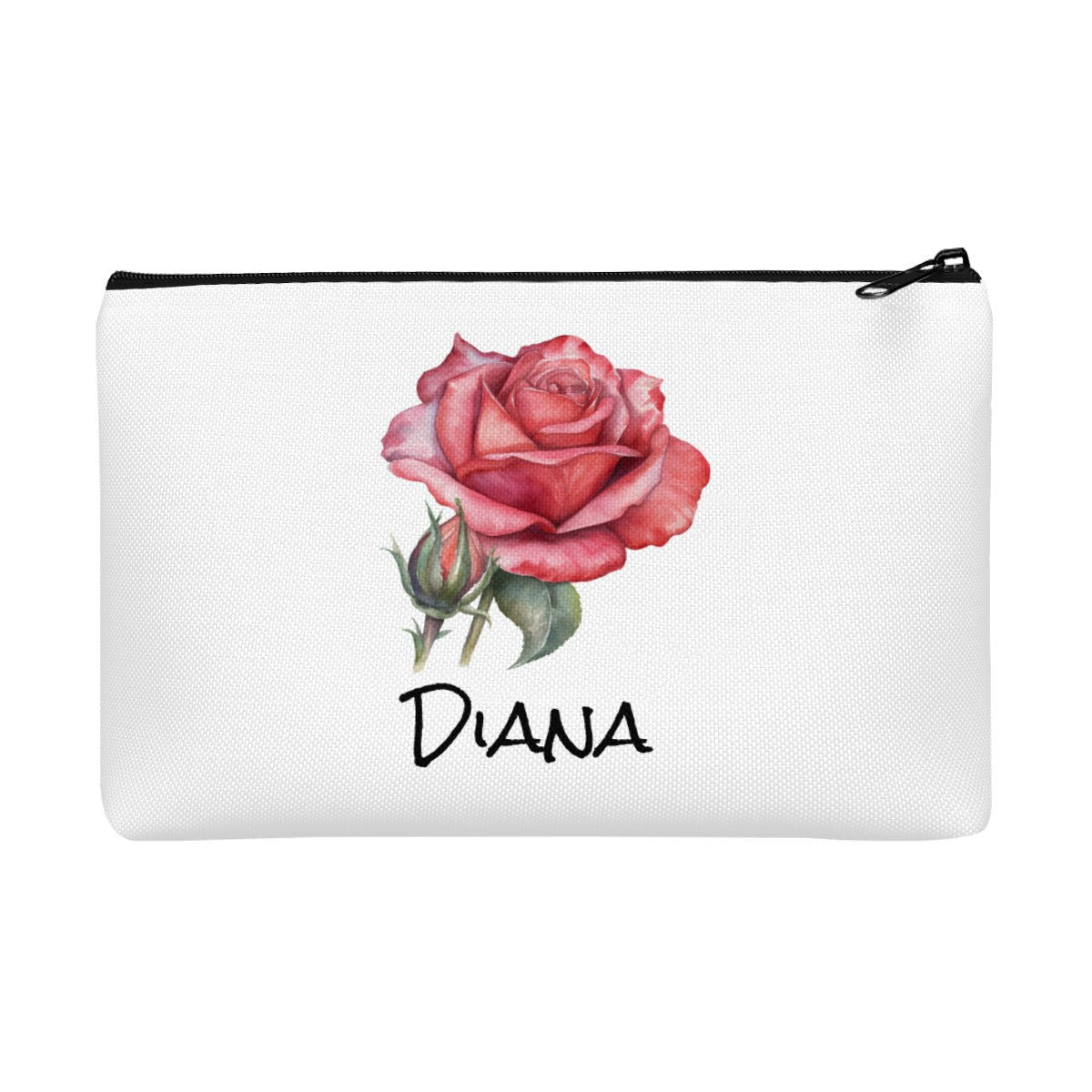 Birth Month Flower MakeUp Bag Personalized - CosmeticBags - BuyEcEc