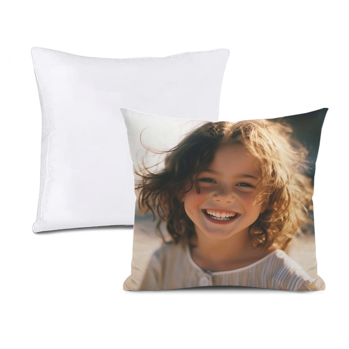 Customized Photo 2 - Sided Print Pillowcase (Insert Included) - ThrowPillows - BuyEcEc