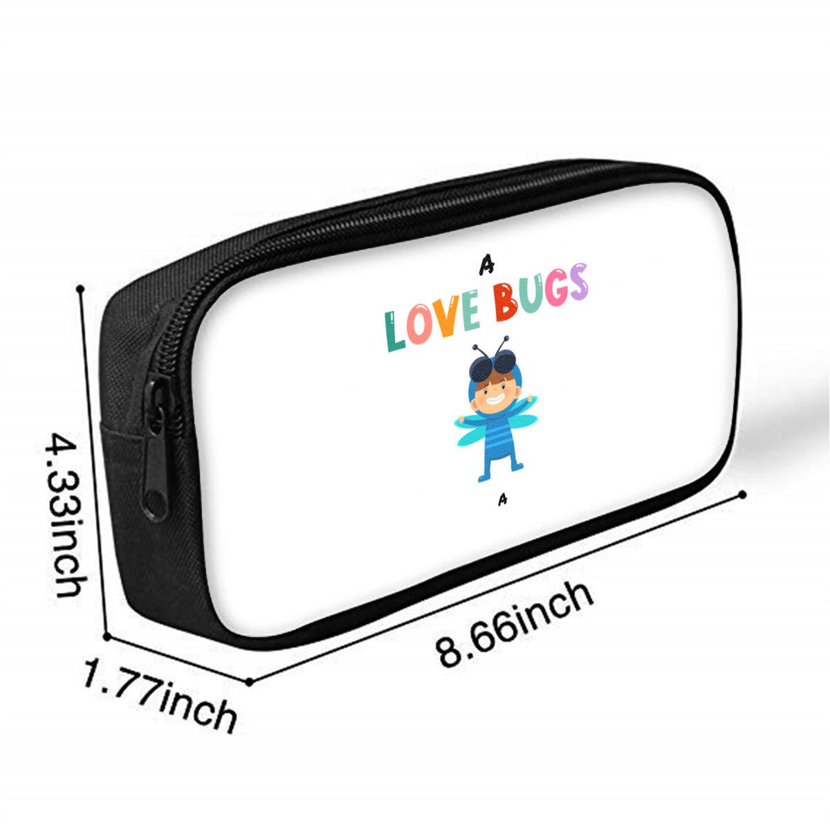 Cute Love Bee Pencil Bag Personalized - PencilBags - BuyEcEc