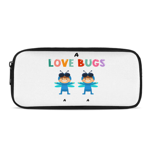 2 love bugs pencil bags Personalized