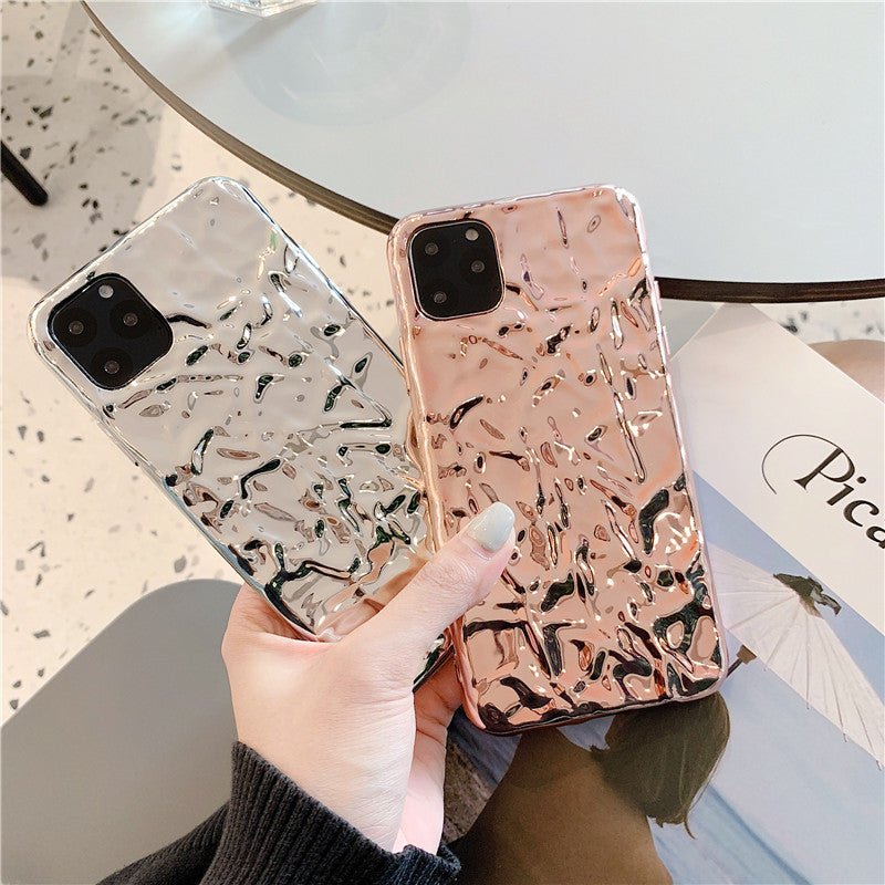 iPhone Case Cover 3D Metal Folded Electroplated  - iphoneCases - BuyEcEc