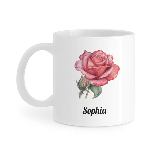 Personalized Birth Flower 11 Oz Mug (2 - Sided Print) - mugs - BuyEcEc