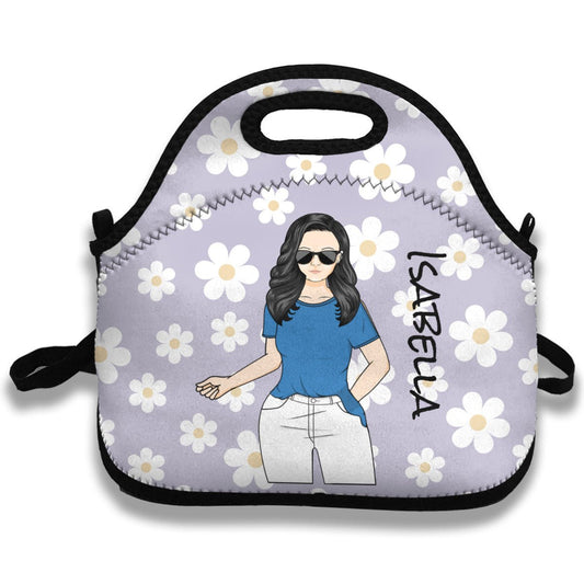 Personalized Cartoon Lady Lunch Bag - LunchBags - BuyEcEc