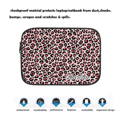 Personalized Leopard Pattern Laptop Sleeve - Computerbags - BuyEcEc