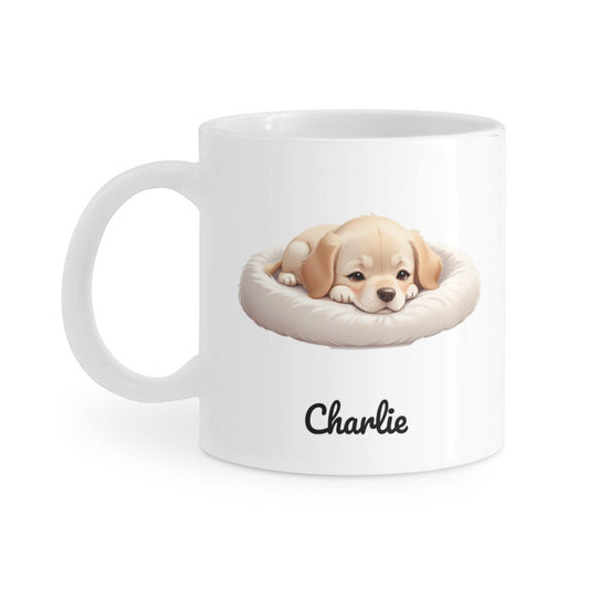 Personalized Playful Labrador Retriever Dog 11 Oz Mug (2 - Sided Print)_ITEM_085 - AA1 - 0008 - mugs - BuyEcEc