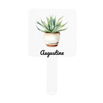 Personalized Succulents Square Mirror with Handle - handlemirrors - BuyEcEc